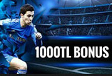 1000 TL ilk �yelik bonusu al�n!