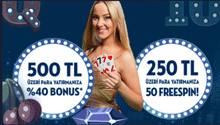 500 TL'ye kadar %40 bonus!