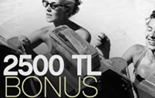 Her per�embe 2500 TL ye kadar bonus al�n!